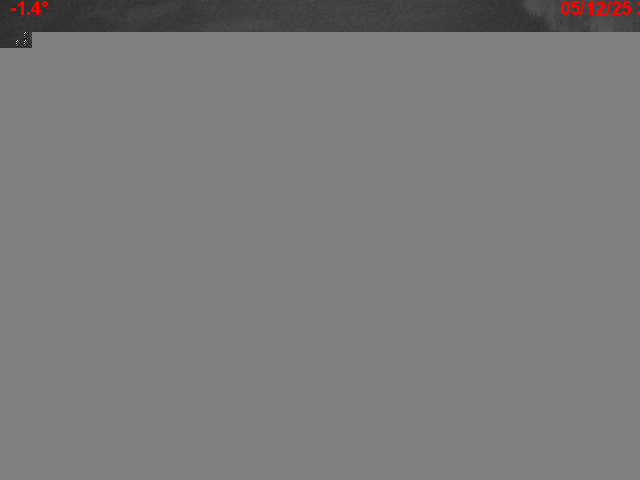 Webcam en haut du col du Ballon d'Alsace sur la D465 à 1075 mètres d'altitude dans les Vosges