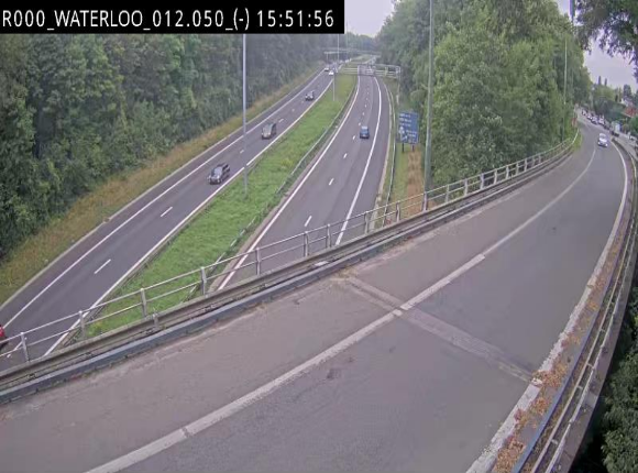 Webcam autoroute Belgique - Waterloo - R0 (ring de Bruxelles) - BK 12.3