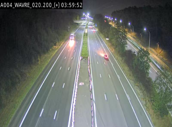 Webcam @ Wavre-sud KP 19.6, A4/E411