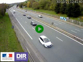 Webcam routière à Saint-Etienne-Terrenoire sur la RN88 avant la jonction entre l'A72 et le Boulevard Périphérique de Saint-Etienne