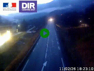 Web cam sur la N90 à Aime, en provenance de Bourg-Saint-Maurice et en direction d'Albertville