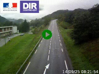 Web cam sur la N90 à Aime, en provenance de Bourg-Saint-Maurice et en direction d'Albertville