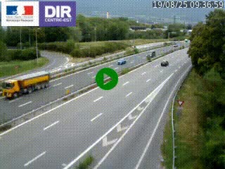 Caméra routière à hauteur de la sortie 15 Chambéry-centre au PK 4,103 en direction d'Albertville