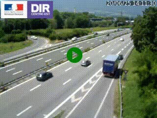 Caméra routière à hauteur de la sortie 15 Chambéry-centre au PK 4,103 en direction d'Albertville