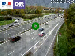 Caméra routière à hauteur de la sortie 15 Chambéry-centre au PK 4,103 en direction d'Albertville