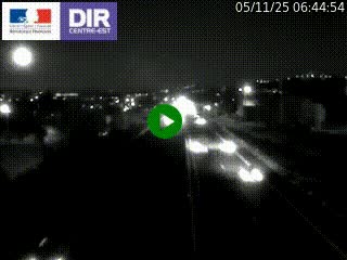 Caméra autoroute à Saint-Etienne (Les Littes) à hauteur du Ikea Saint-Etienne sur l'A72 en direction de Roanne