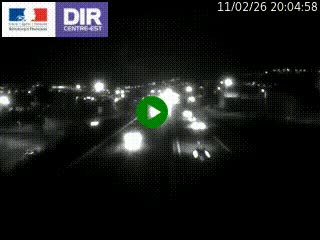 Caméra autoroute à Saint-Etienne (Les Littes) à hauteur du Ikea Saint-Etienne sur l'A72 en direction de Roanne