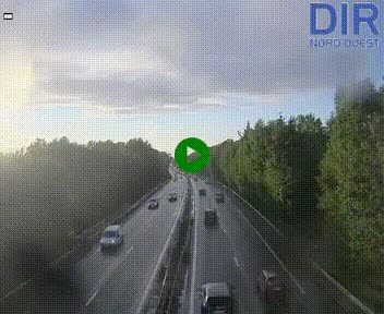 Webcam sur le périphérique de Caen (N814) à l'est de la ville, à Mondeville hauteur de la sortie 2, Presqu'île-Rives de l'Orne, au bout de l'autoroute A13