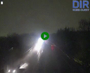 Webcam sur le périphérique de Caen (N814) à l'est de la ville, à Mondeville hauteur de la sortie 2, Presqu'île-Rives de l'Orne, au bout de l'autoroute A13