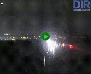 Webcam au début de l'A84 sur le périphérique Ouest de Caen (N814) à hauteur de la sortie 9, Porte de Bretagne