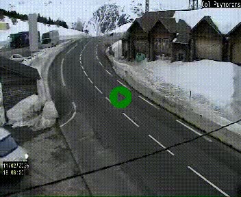 Webcam Col du Puymorens sur N320, en direction de Pas de la Casa (Andorre)