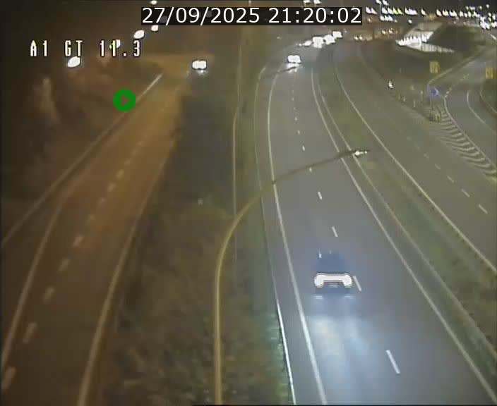 Traffic live webcam Luxembourg Senningerberg - A1 direction Allemagne - BK 11.3