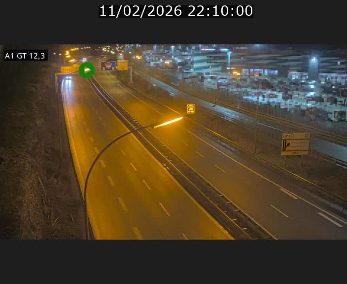 Traffic live webcam Luxembourg Senningerberg - A1 direction Allemagne - BK 12.3