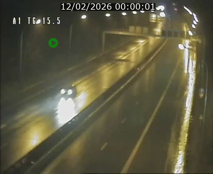 Traffic live webcam Luxembourg Munsbach - A1 direction Luxembourg - BK 15.5