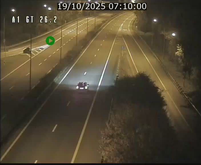 Traffic live webcam Luxembourg Grevenmacher - A1 direction Allemagne - BK 26.2