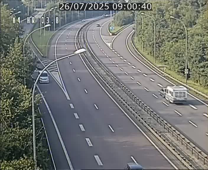 Webcam traffic A4 Luxembourg - BK 3.8 - Leudelange (direction Esch sur Alzette)