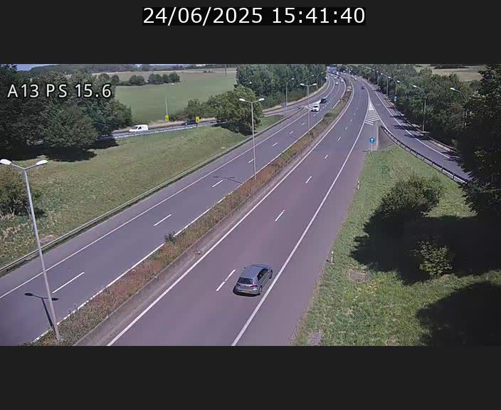 Traffic live webcam Luxembourg Kayl - A13 direction Dudelange - BK 15.6