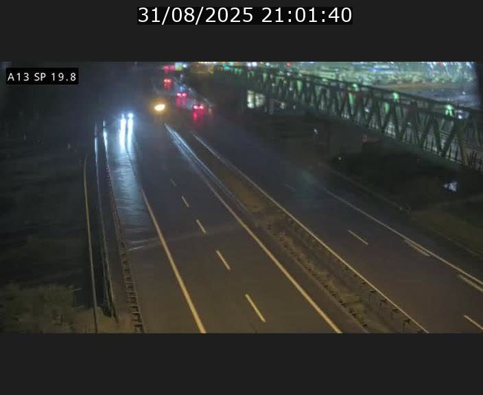 Traffic live webcam Luxembourg Croix de Bettembourg - A13 direction Esch-sur-Alzette - BK 19.8