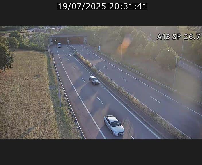Traffic live webcam Luxembourg Frisange - A13 direction Luxembourg-ville - BK 26.7