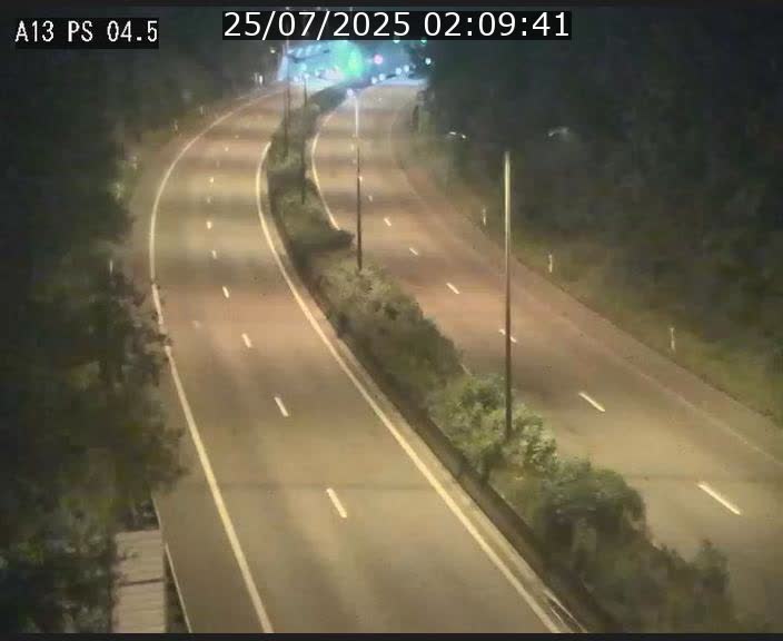 Traffic live webcam Luxembourg Differdange - A13 direction Esch-sur-Alzette - BK 4.5
