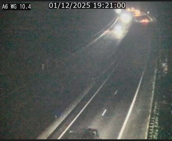 Traffic live webcam Luxembourg Mamer - A6 - BK 10.4 - direction Luxembourg/France/Allemagne