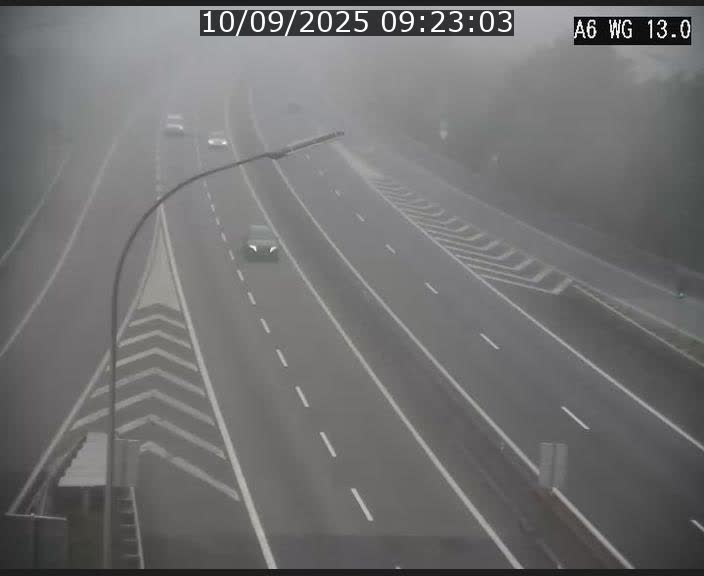 Traffic live webcam Luxembourg Mamer - A6 - BK 13 - direction Luxembourg/France/Allemagne