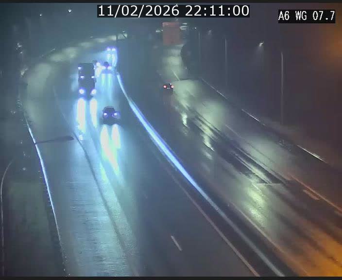 Traffic live webcam Luxembourg - Bridel - A6 - BK 7.7 - direction Belgique