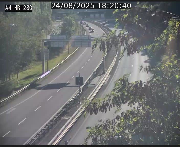 Webcam traffic A4 Luxembourg - BK 0.2 - P+R Bouillon (direction Luxembourg)