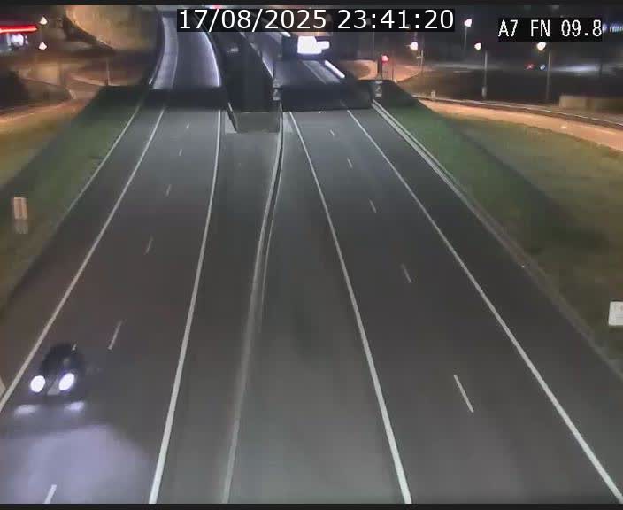 Caméra trafic Luxembourg - A7, Tunnel Gousselerbierg, sortie sud, direction rond-point Lorentzweiler (BK 9.9)
