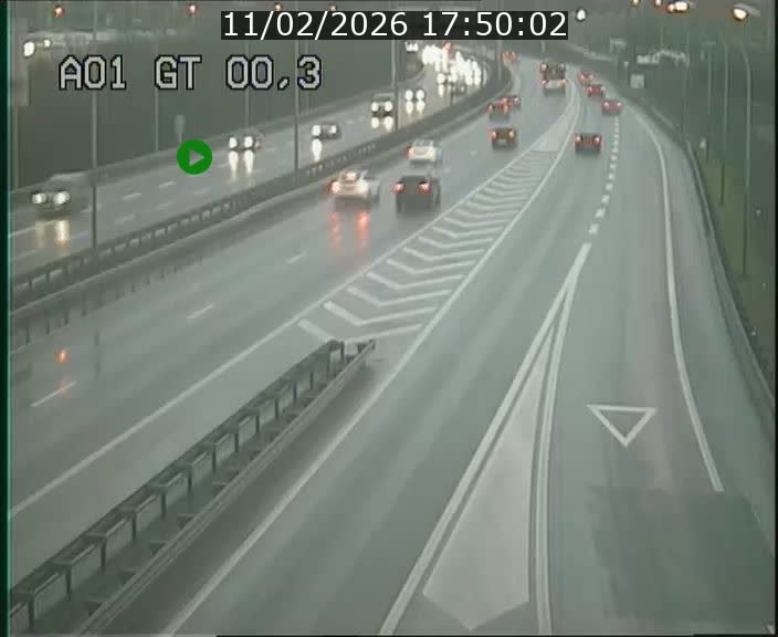 Traffic live webcam Luxembourg Croix de Gasperich - A1 direction Kirchberg - BK 0.3