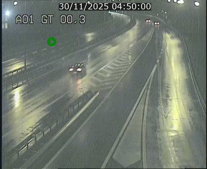 Traffic live webcam Luxembourg Croix de Gasperich - A1 direction Kirchberg - BK 0.3