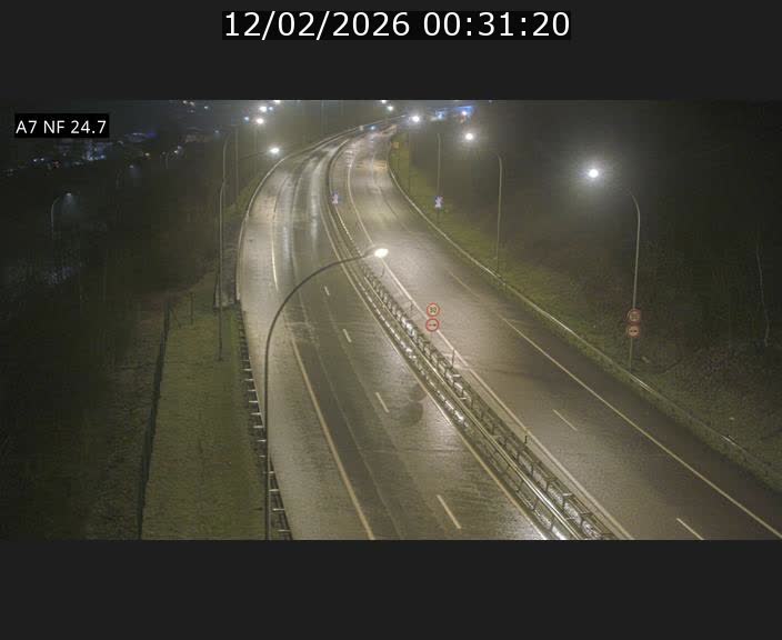Caméra trafic Luxembourg - A7, Schieren direction Mersch
