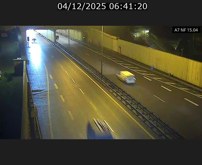 Caméra trafic Luxembourg - A7, Tunnel Mersch, entrée sud, direction Ettelbruck