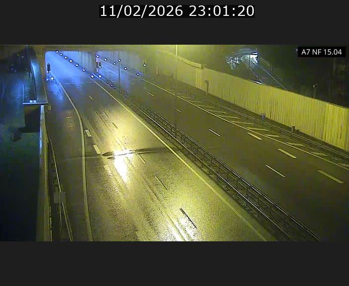 Caméra trafic Luxembourg - A7, Tunnel Mersch, entrée sud, direction Ettelbruck