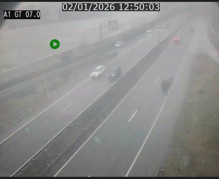 Traffic live webcam Luxembourg Cents - A1 direction Kirchberg - BK 7