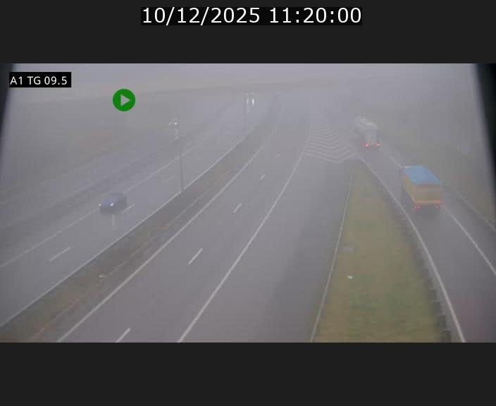 Traffic live webcam Luxembourg Jonction Grünewald - A1 direction Luxembourg-ville - BK 9.5