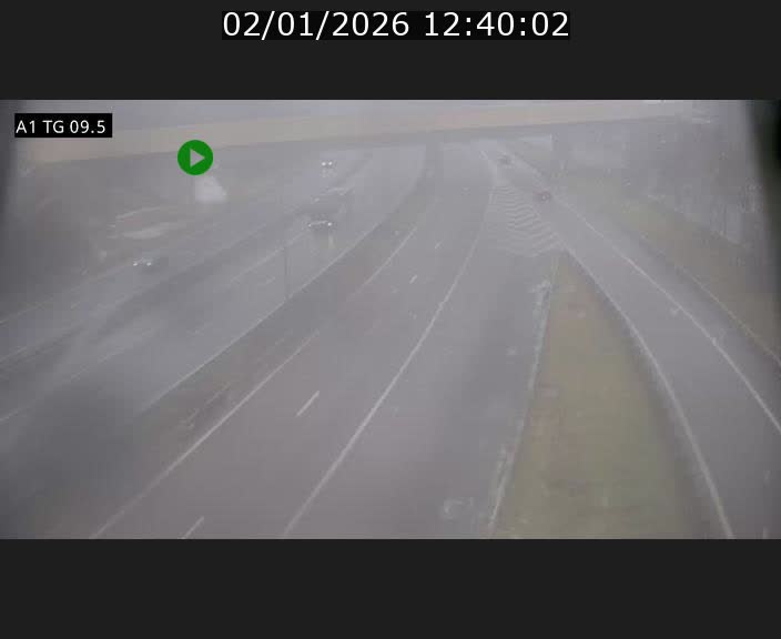 Traffic live webcam Luxembourg Jonction Grünewald - A1 direction Luxembourg-ville - BK 9.5