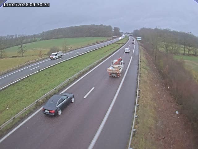 Caméra autoroute France - A31, Fey direction Metz