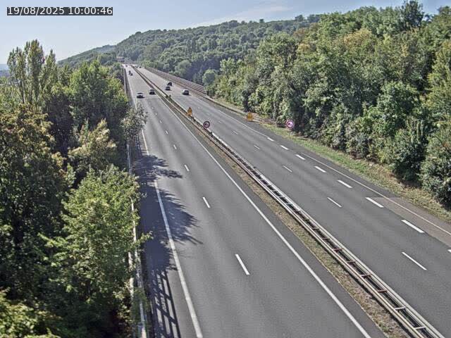 Caméra autoroute France - A30, Hayange direction Metz