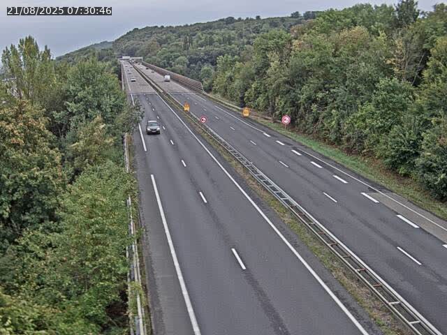 Caméra autoroute France - A30, Hayange direction Metz