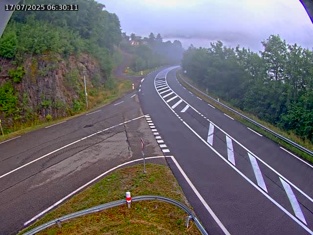 Caméra autoroute France - N66, col du Bussang direction Remiremont