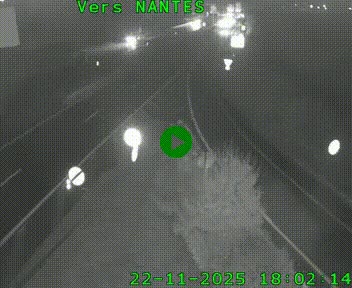 Webcam N147 au nord de Poitiers et à la jonction avec la A10