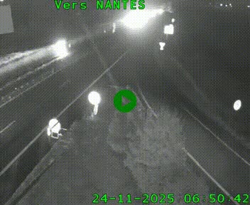Webcam N147 au nord de Poitiers et à la jonction avec la A10