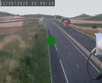 Caméra autoroute A75 à hauteur de Le Crest, en direction de Montpellier