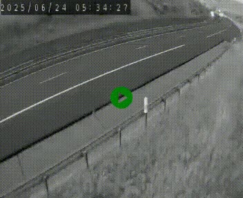 Caméra autoroute A75 à hauteur de la sortie 42 (Rodez, Laissac, Aire de l'Auvergne) située sur la commune d'Auberoques, près de Sévérac-le-Château