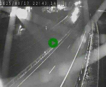 Caméra autoroute A75 à hauteur du col du rocher blanc en direction de Montpellier