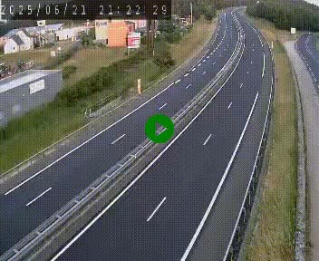 Caméra autoroute A75 à hauteur du col du rocher blanc en direction de Montpellier