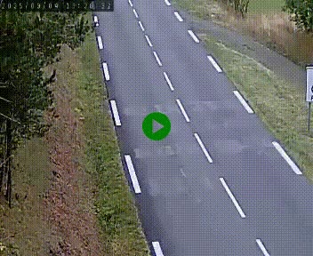 Caméra routière France - N102, au niveau du col de Montmirat à Saint-Etienne-du-Valdonnez à 1039 mètres d'altitude
