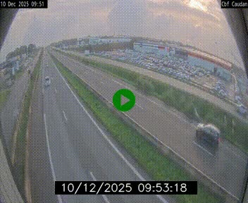 Webcam sur la N165 à hauteur de Caudan, dans le Morbihan.