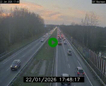 Webcam sur le périphérique de Rennes (N136) à hauteur de Maurepas, au nord de la ville